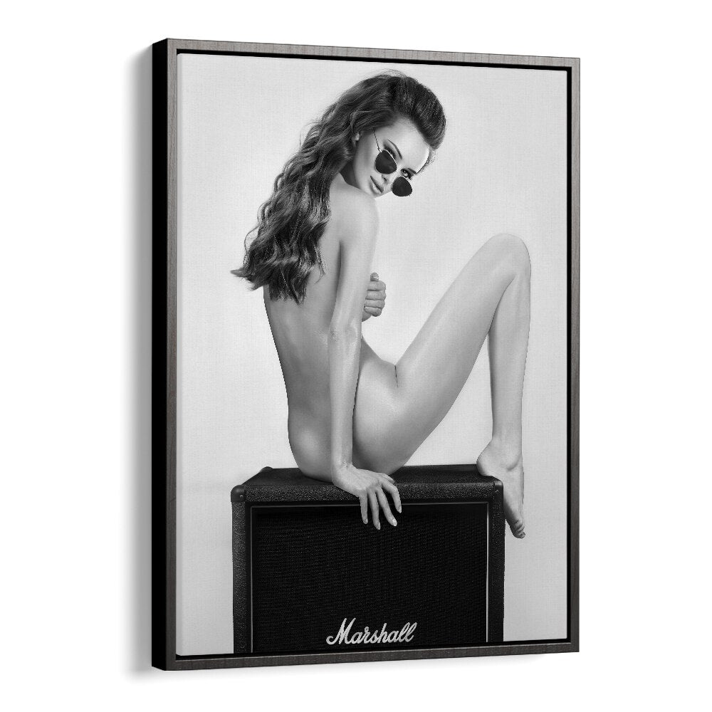 Stylish black and white fashion art print, "TURN ME ON THE ROAD, PHOTOGRAPHY PRINTS" by David Drake. Perfect for decor.
