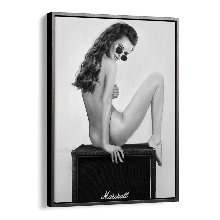 Stylish black and white fashion art print, "TURN ME ON THE ROAD, PHOTOGRAPHY PRINTS" by David Drake. Perfect for decor.