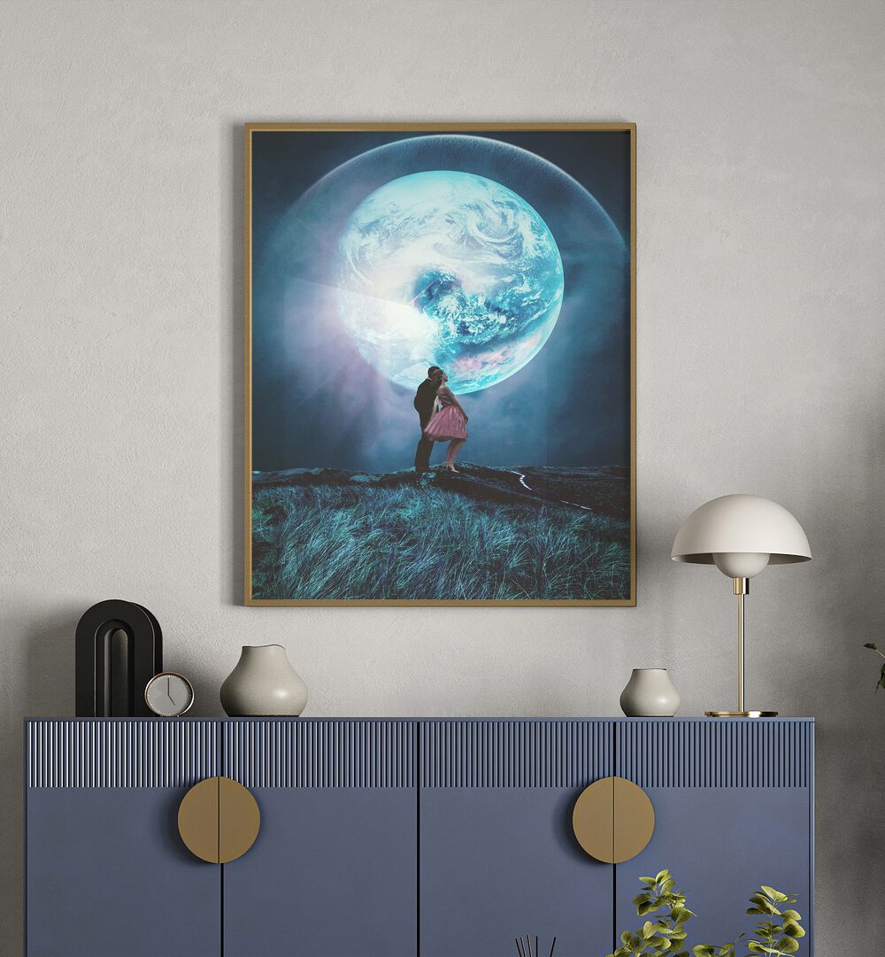 Explore the enchanting TWO MILLION YEARS, SURREAL ART PRINTS by Frank Moth, blending imagination and reality beautifully.