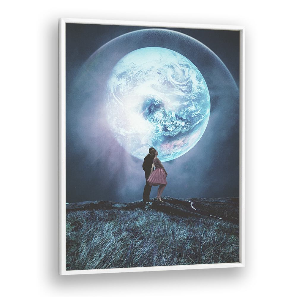 Surreal art prints like “TWO MILLION YEARS” by Frank Moth blend imagination and reality in stunning detail.