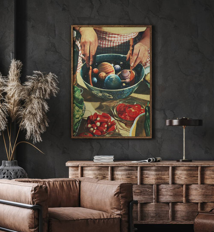 Transform your space with UNIVERSAL TOSS, SURREAL ART PRINTS by Vertigo Artography, blending art and imagination.