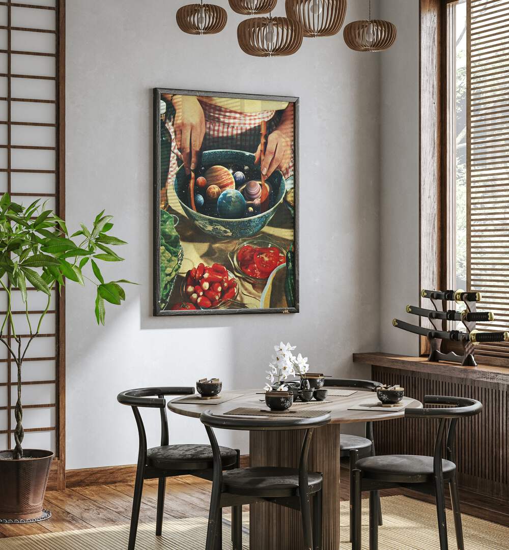 Transform your space with the "UNIVERSAL TOSS, SURREAL ART PRINTS" by Vertigo Artography—artistic brilliance redefined.