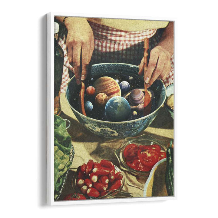 Transform your space with "UNIVERSAL TOSS, SURREAL ART PRINTS" by Vertigo Artography, a stunning blend of art and imagination.