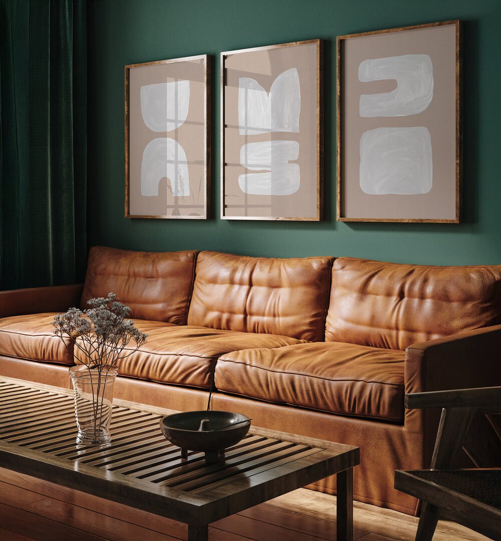 Enhance your decor with the VINTAGE TERRA TRIO SET, SET OF 3 PAINTINGS, showcasing timeless elegance in your space.