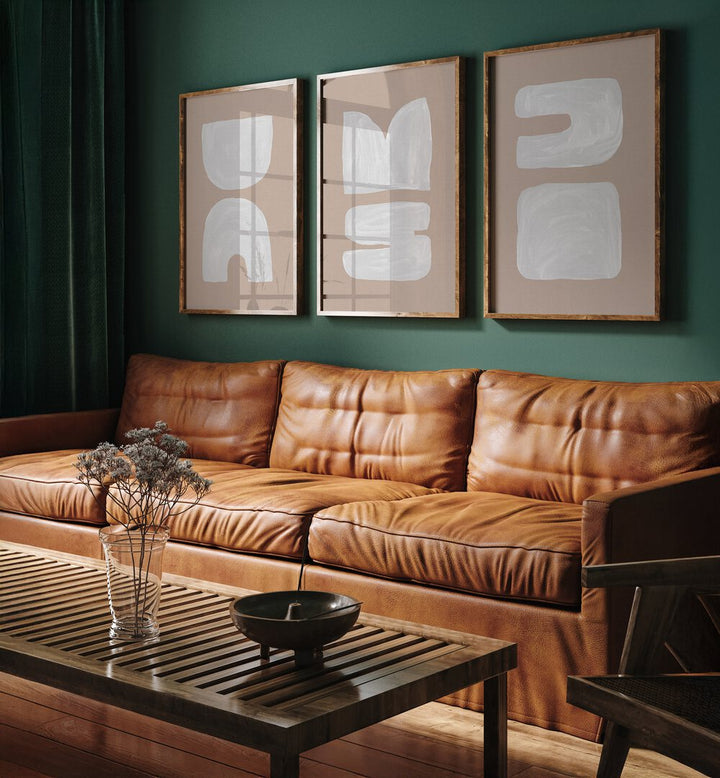 Enhance your decor with the VINTAGE TERRA TRIO SET, SET OF 3 PAINTINGS, showcasing timeless elegance in your space.