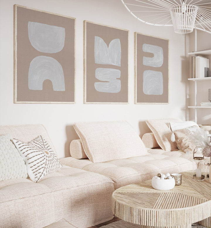 Enhance your decor with the VINTAGE TERRA TRIO SET, SET OF 3 PAINTINGS, showcasing timeless elegance and artistry.