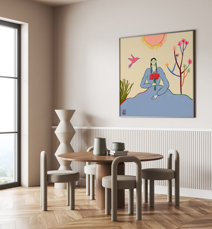 VIRGO III, ZODIAC poster enhances your space with artistic elegance and the essence of the Virgo zodiac sign.