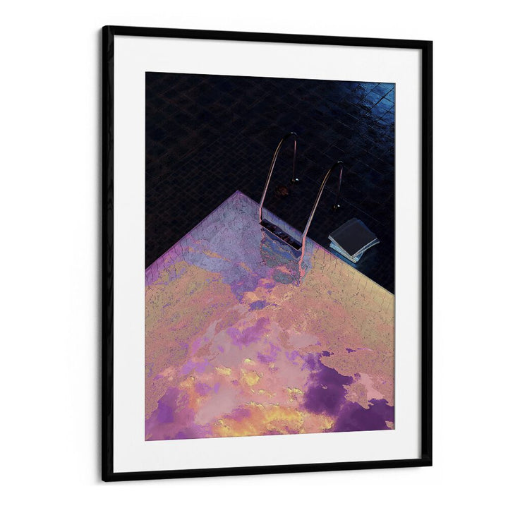 Elevate your decor with VAPOR POOL I , SURREAL ART PRINTS by Cosmo Zach, showcasing stunning surrealism in a black frame.
