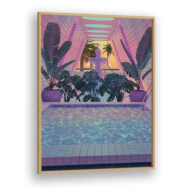 VAPOR POOL III, SURREAL ART PRINTS by Cosmo Zach brings a dreamlike elegance to your home decor. Perfect for any space.