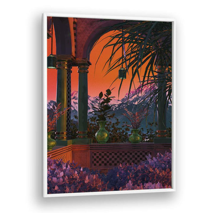 VAPOR POOL II, SURREAL ART PRINTS by Cosmo Zach adds enchanting color and dreamlike beauty to your space.