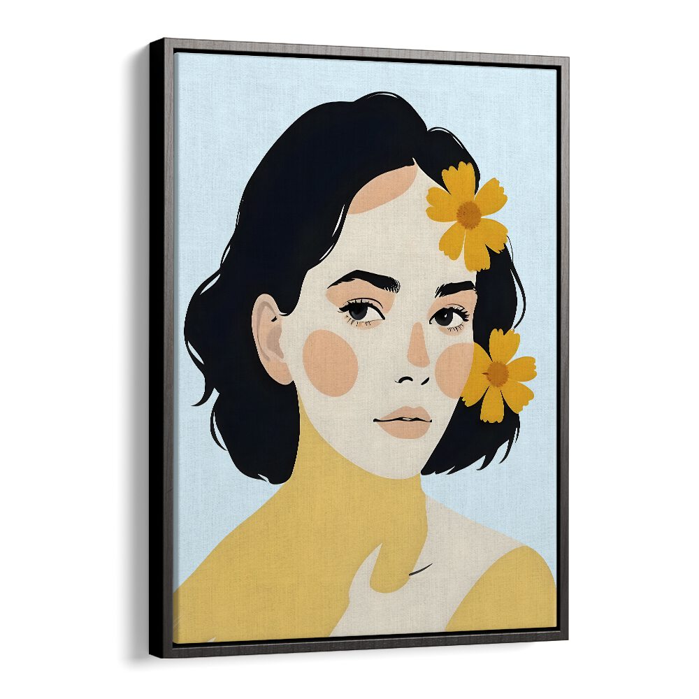 Vibrant Variegated Human, portraits celebrating diversity by Uma Gokhale, framed art for creative spaces.