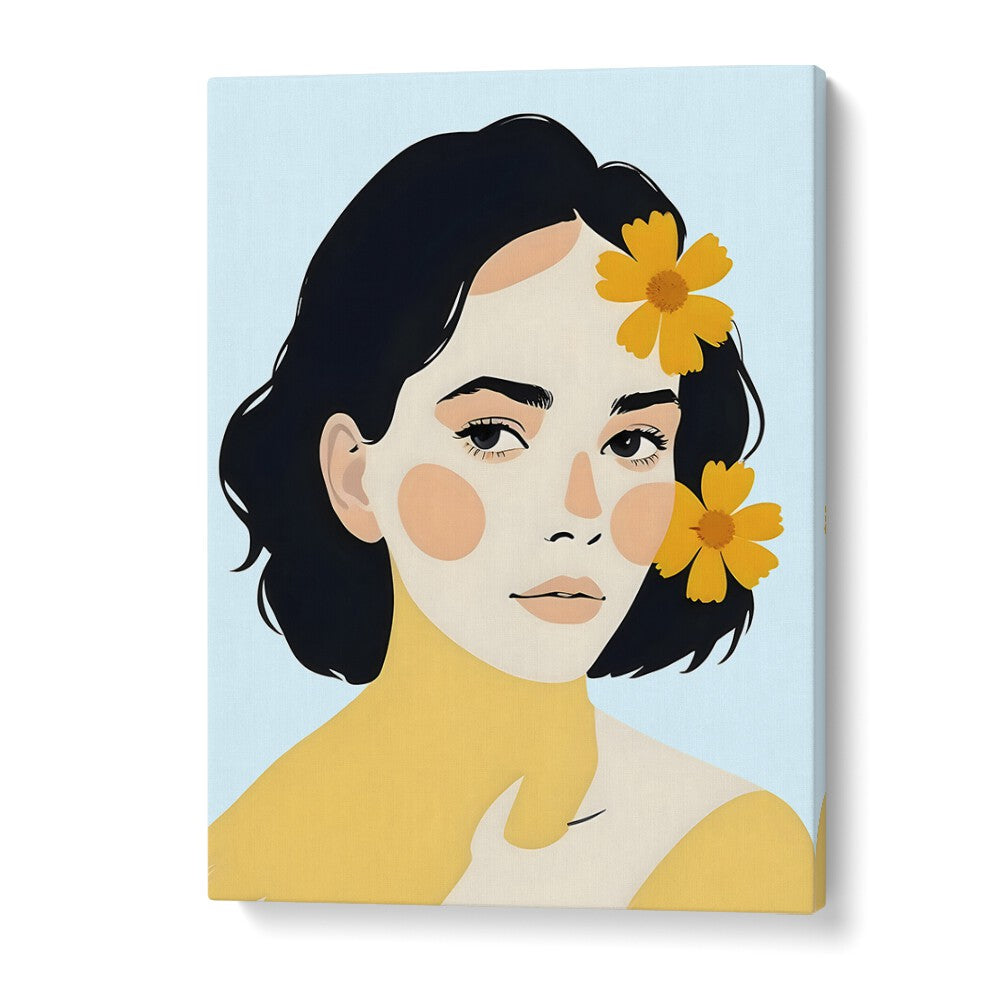 Vibrant Variegated Human, portraits by Uma Gokhale, celebrating diverse beauty in unique figurative art.