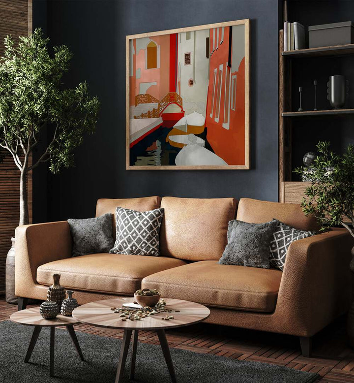 Transform your space with VENEDIG II, LANDSCAPE PAINTINGS by Ana Rut Bre, capturing nature's allure beautifully.