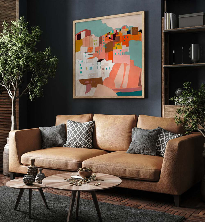 Transform your space with VERNAZA II, LANDSCAPE PAINTINGS by Ana Rut Bre, showcasing vibrant, serene landscapes.