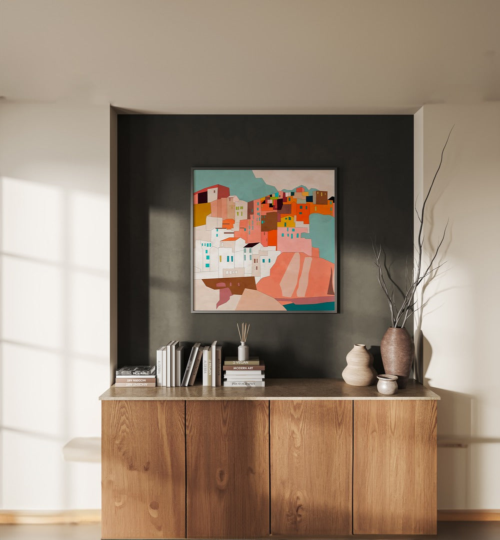 Stunning VERNAZA II, LANDSCAPE PAINTINGS by Ana Rut Bre, perfect for enhancing your home with natural beauty.