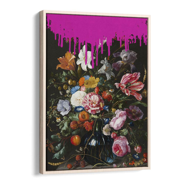 Explore VINTAGE BOTANICAL, ALTERED ART PRINTS by The Art Concept, featuring elegant floral designs in a chic floater frame.