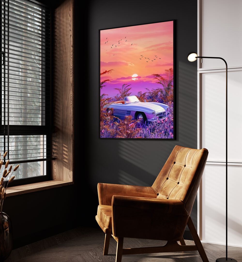 Explore VINTAGE PARADISE, SURREAL ART PRINTS by Ritvik Takkar, blending dreams and reality in stunning art.