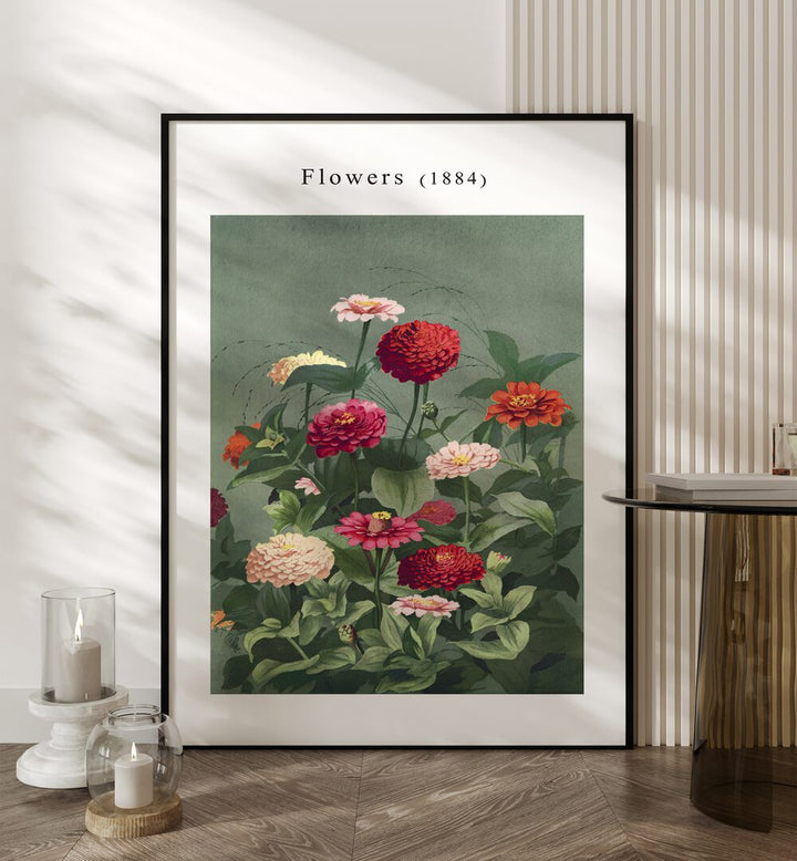 Elegant Vintage Botanicals Gallery Wall showcasing vibrant floral prints, perfect for enhancing gallery walls in your home.