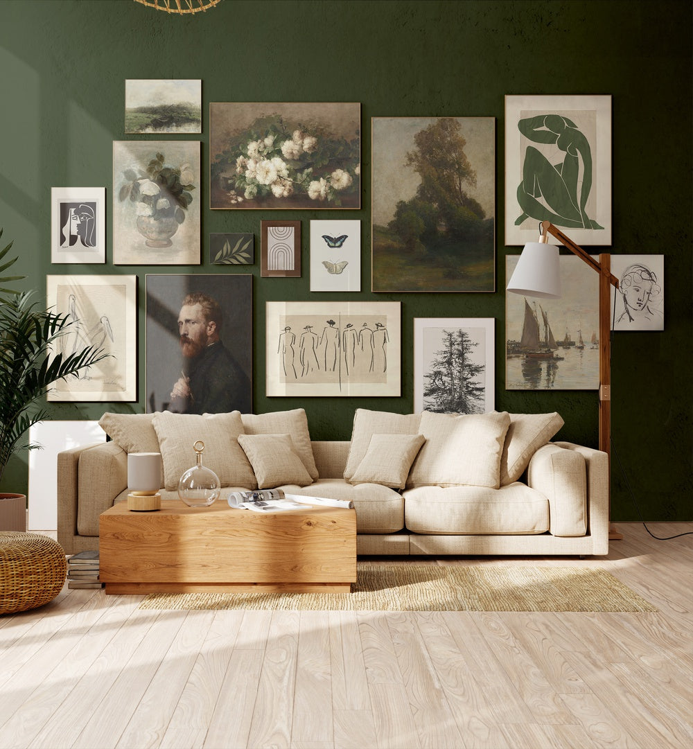 Transform your space with our VINTAGE GALLERY WALL, showcasing elegant art prints for stylish gallery walls.