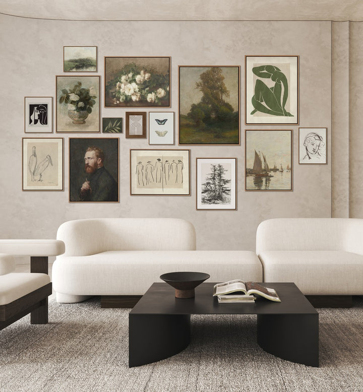 Transform your space with our VINTAGE GALLERY WALL, featuring timeless art that's perfect for stylish gallery walls.