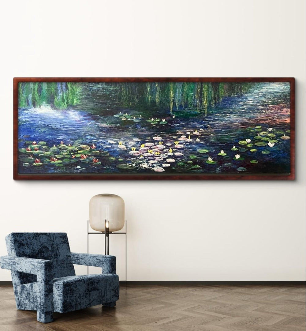 WATERLILIES , HANDMADE ARTWORKS