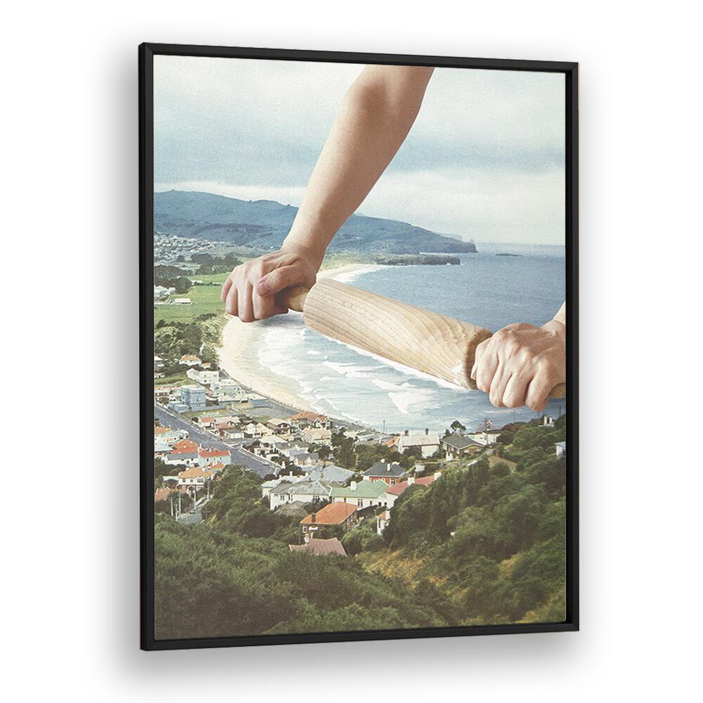 WAVES ROLLER, SURREAL ART PRINTS showcase dreamlike landscapes by Vertigo Artography, perfect for any art lover's collection.