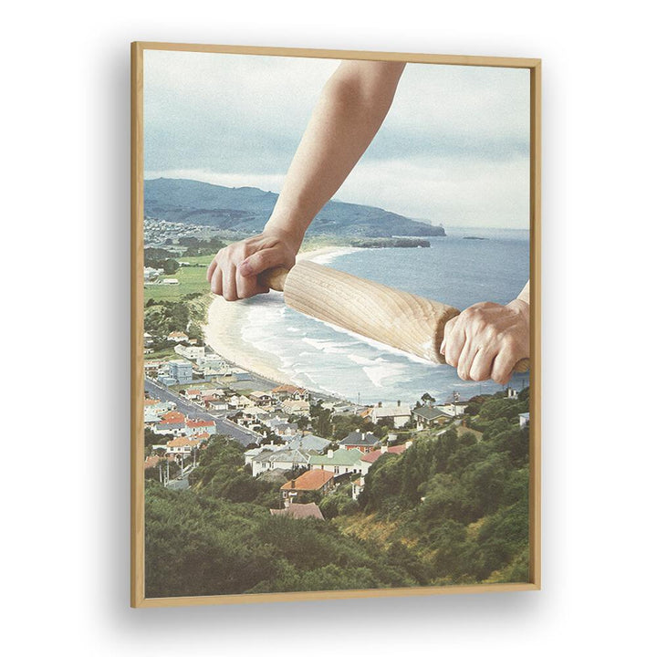 WAVES ROLLER, SURREAL ART PRINTS showcase a unique blend of fantasy and coastal landscapes by Vertigo Artography.