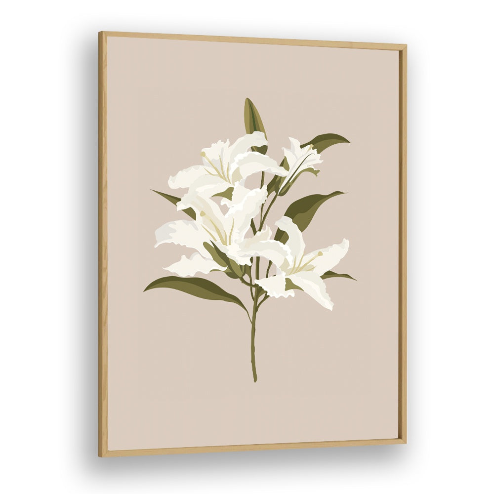 Elegant WHITE LILIES I floral flower paintings to elevate your decor with sophistication and grace. Perfect for any room.