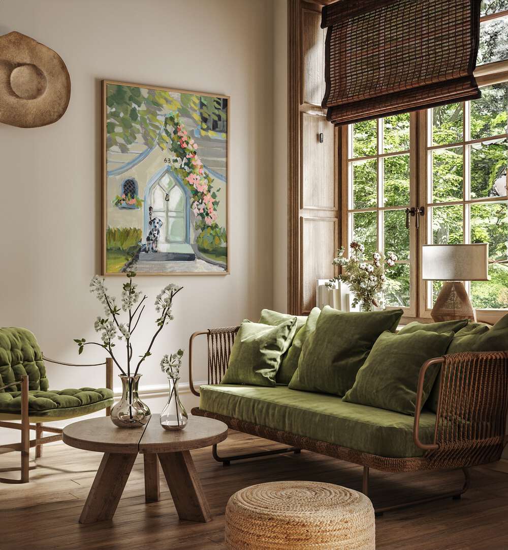 Brighten your home with WHITE DOOR, FLORAL FLOWER PAINTINGS featuring vibrant blooms and a serene atmosphere.