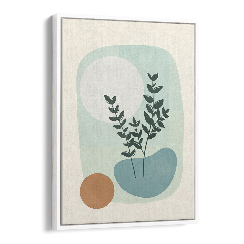 AZZURRO SHAPES III , BOHO ART PAINTINGS