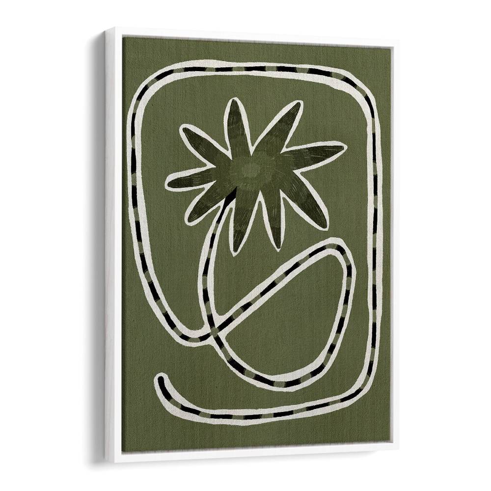 Delicate bloom green I, floral flower paintings showcase elegant artistry, perfect for enhancing any décor.