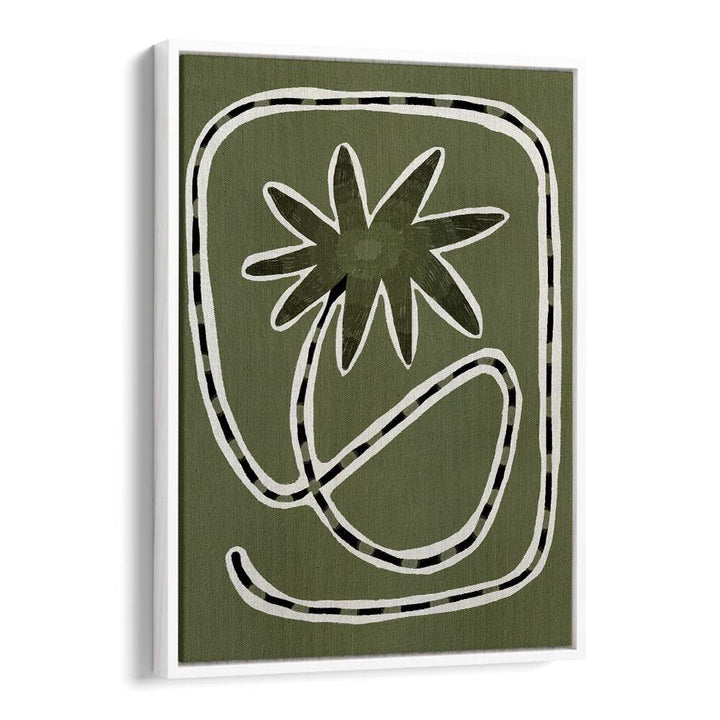 Delicate bloom green I, floral flower paintings showcase elegant artistry, perfect for enhancing any décor.