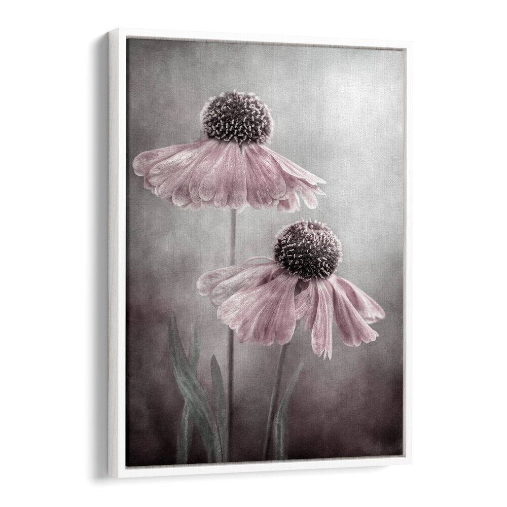Elegant DUET, FLORAL FLOWER PAINTINGS featuring soft pink flowers, perfect for premium home decor. Enhance your space!