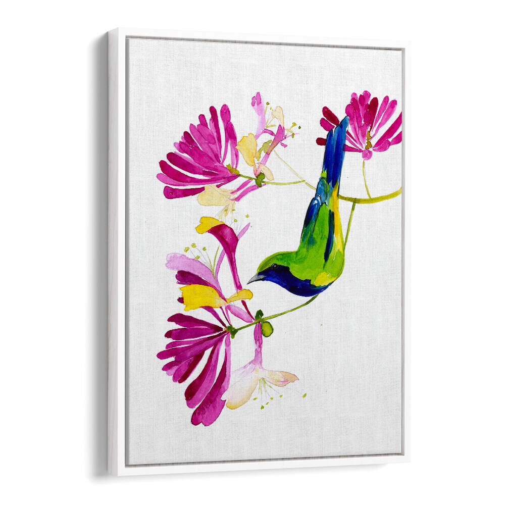 HONEYSUCKLE SEASON SMALL , FLORAL FLOWER PAINTINGS