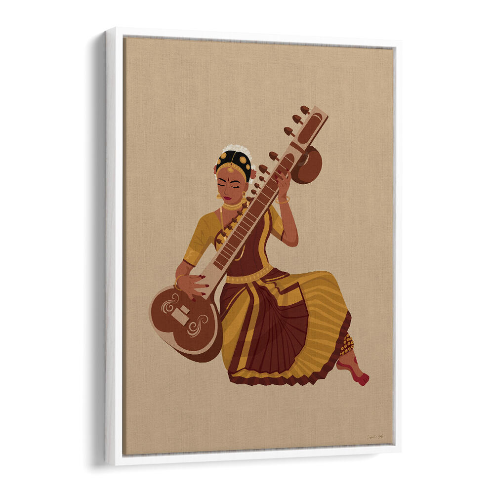 MELODY OF STRINGS , INDIAN ART PAINTINGS