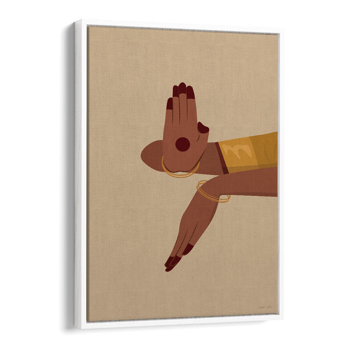 SACRED GESTURE , INDIAN ART PAINTINGS