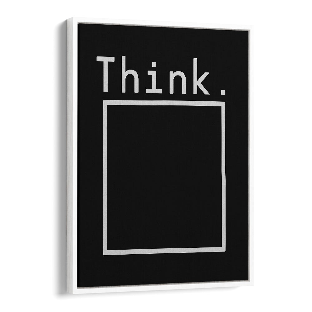 Transform your space with the OUTSIDE THE BOX, QUOTES typography poster by Florent Bodart, sparking creativity effortlessly.