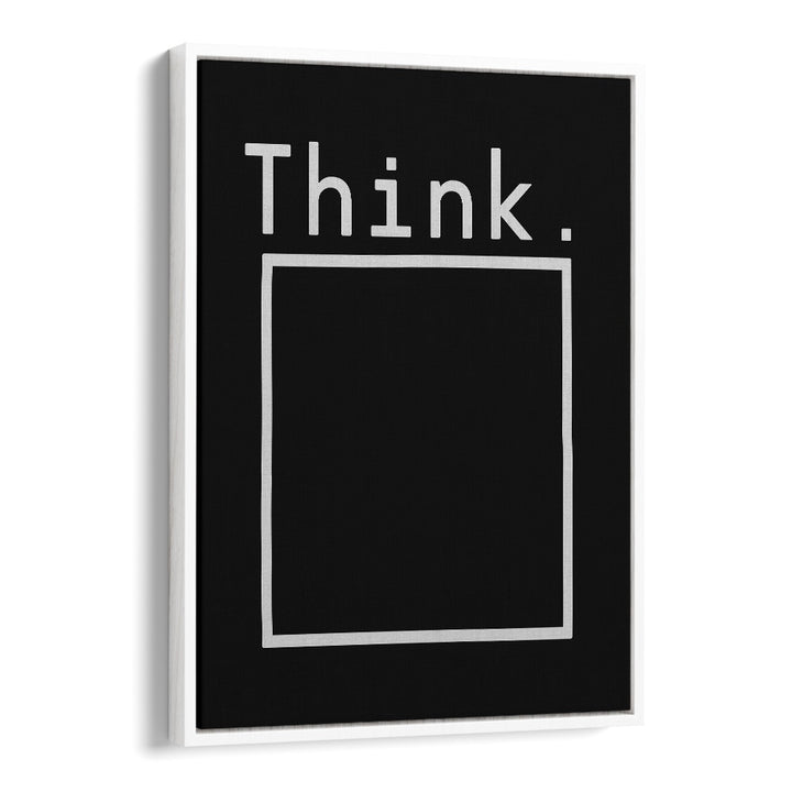 Transform your space with the OUTSIDE THE BOX, QUOTES typography poster by Florent Bodart, sparking creativity effortlessly.