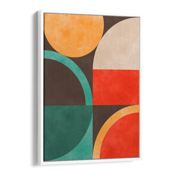 CIRCLES IN HARMONY XIII, GEOMETRIC ART PRINTS feature vibrant colors and shapes, enhancing any modern art collection.