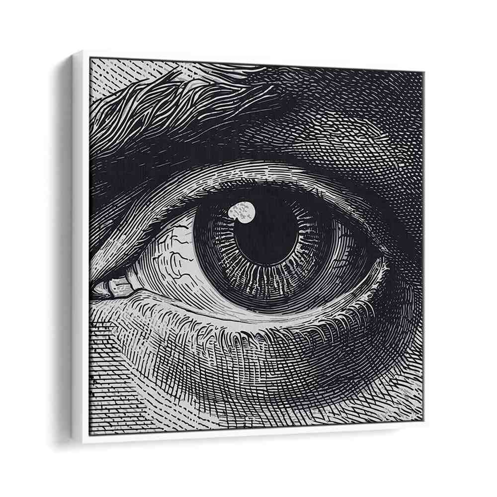 Stunning BENJI, SURREAL ART PRINTS showcasing a detailed eye design, perfect for elevating your decor.