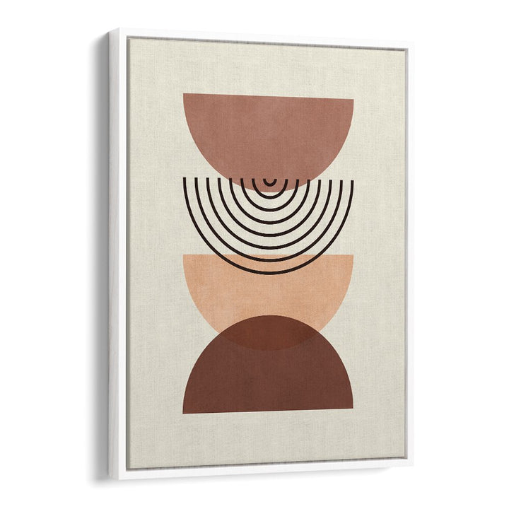 Stylish LINES AND CIRCLES II, GEOMETRIC ART PRINTS showcasing modern design with warm tones and intricate patterns.