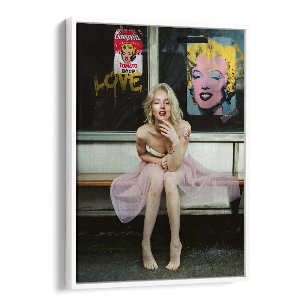 Captivating NEW MARILYN, ALTERED ART PRINTS by Dikhotomy reimagine timeless beauty in modern artistic expression.