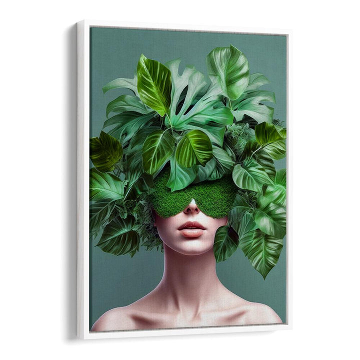 Transform your space with PLANT LOVER III, SURREAL ART PRINTS, featuring a captivating green-themed artwork.