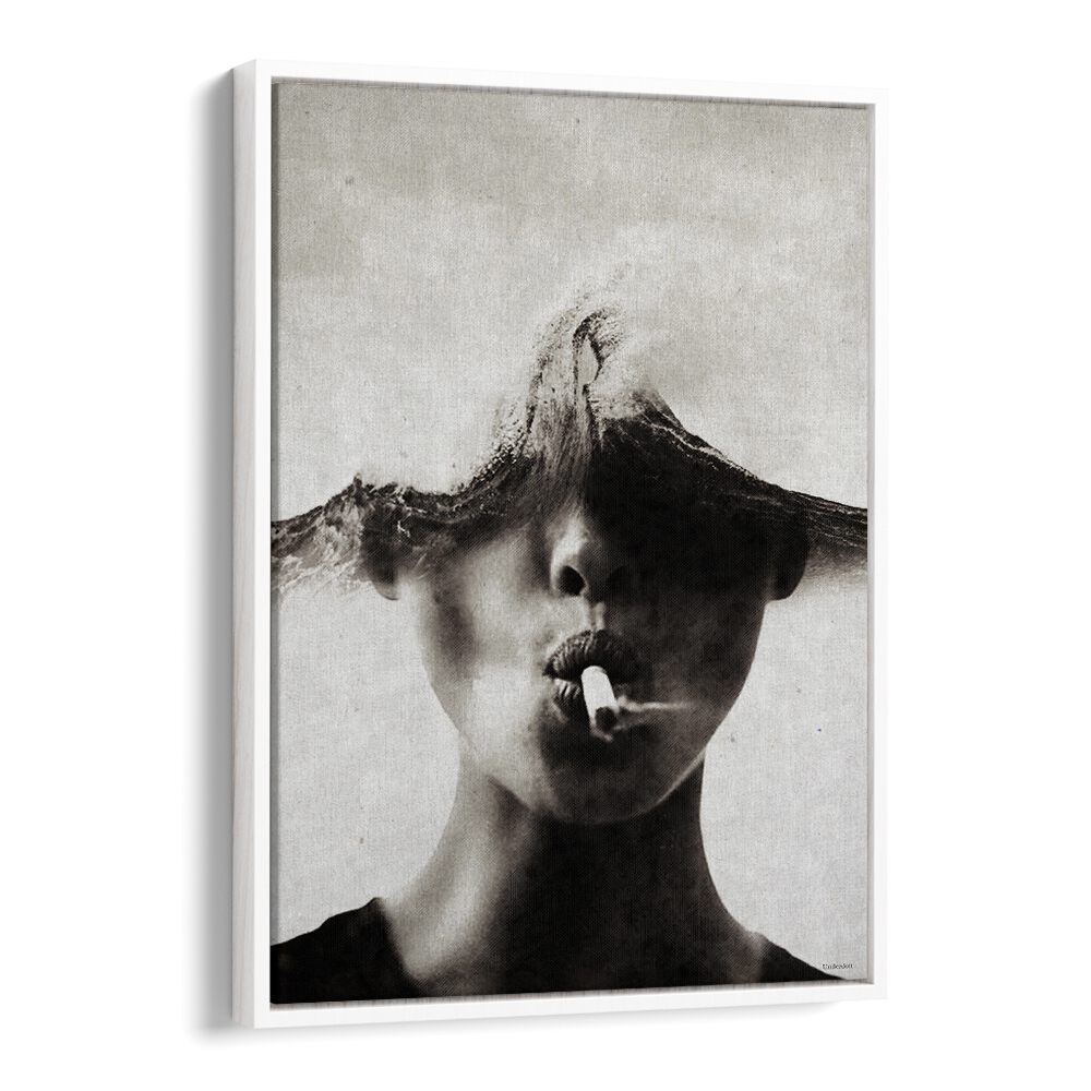 Experience "THE SOUND OF WAVES, SURREAL ART PRINTS" by Underdott, blending sound and imagery in a captivating design.