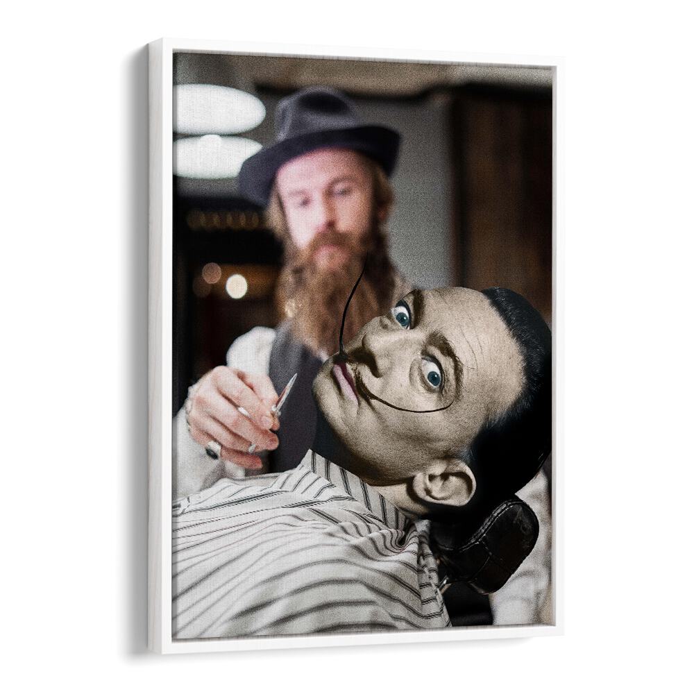 Whimsical MY MOUSTACHE, ALTERED ART PRINTS by Dikhotomy adds unique charm to any space, perfect for conversation starters.