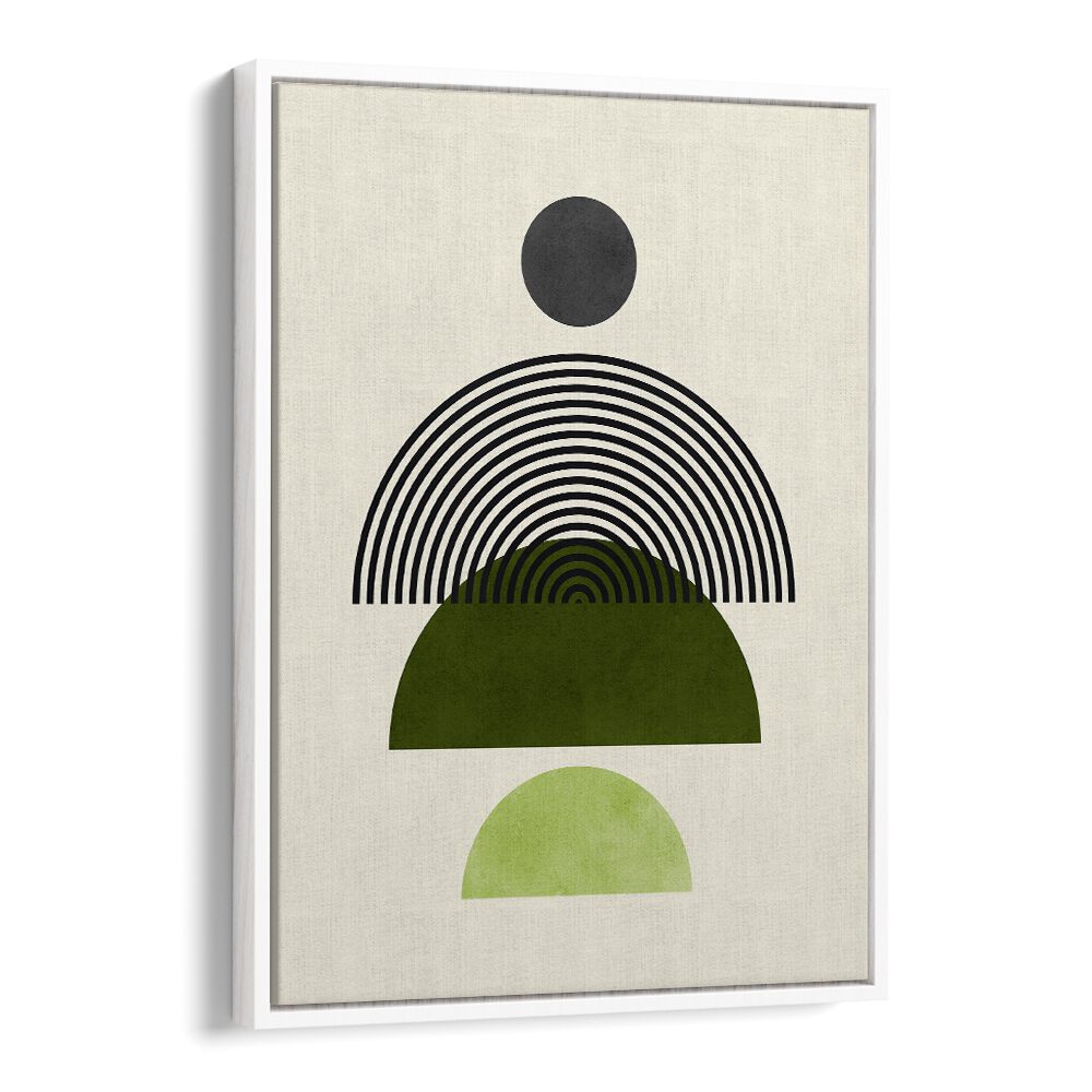 Modern LINES AND CIRCLES IV, BOHO ART PAINTINGS featuring bold shapes and colors, perfect for creative spaces.