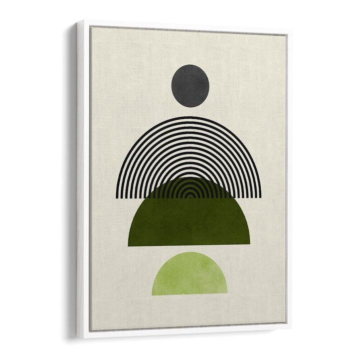 Modern LINES AND CIRCLES IV, BOHO ART PAINTINGS featuring bold shapes and colors, perfect for creative spaces.