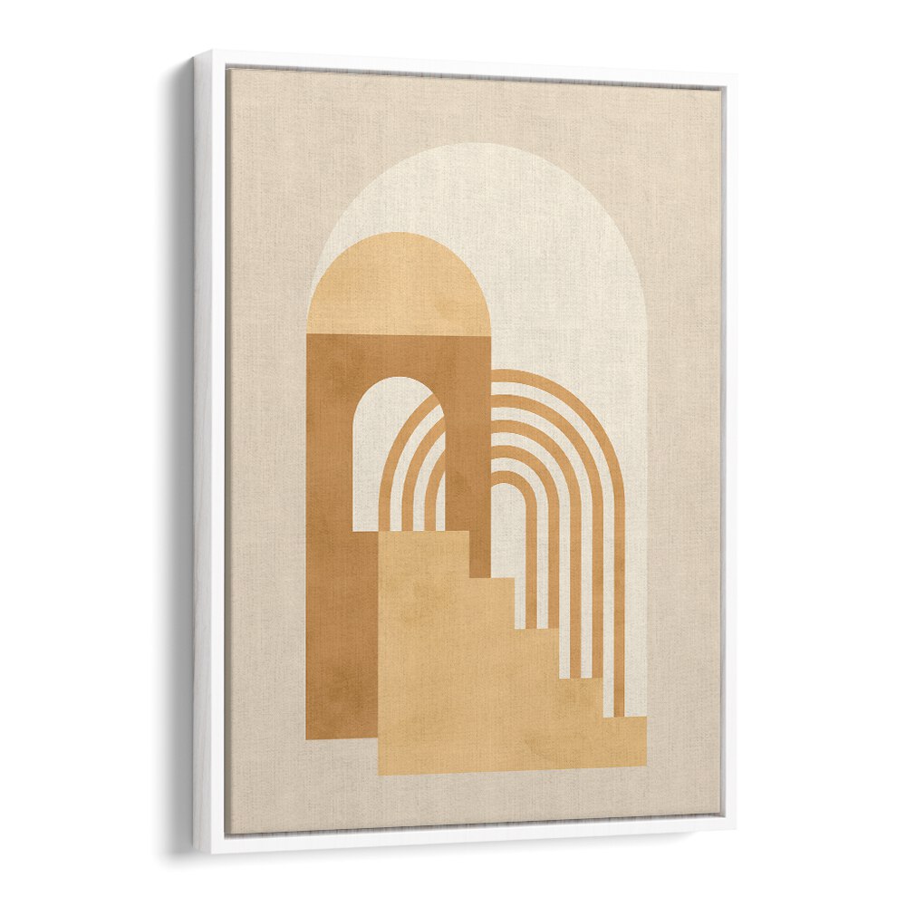 Geometric COMPOSITION, BOHO ART PAINTINGS featuring modern shapes and colors, perfect for any contemporary space.