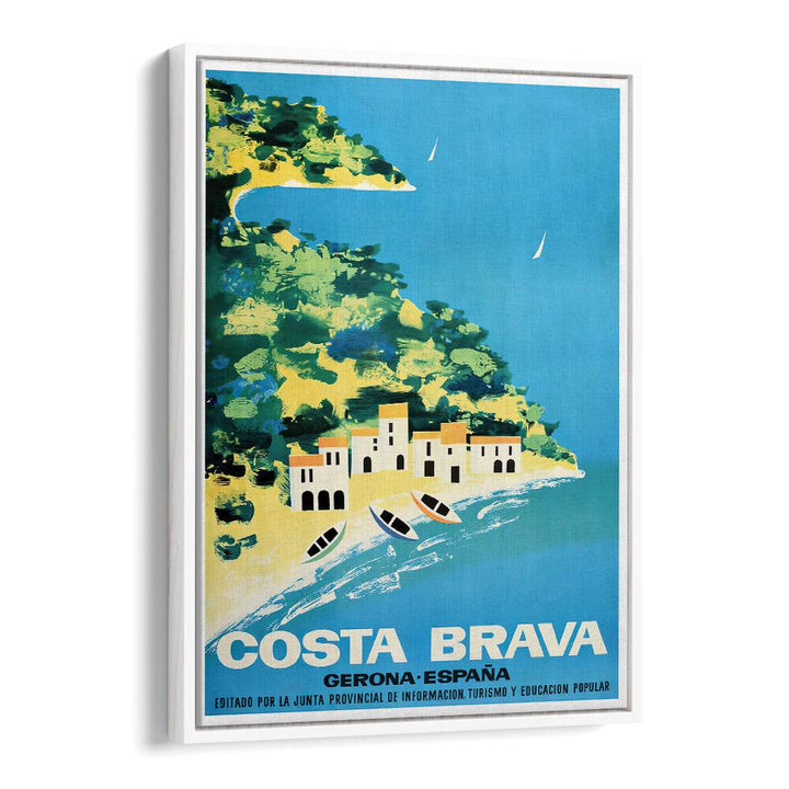 Bright Costa Brava vintage travel posters showcasing stunning Mediterranean landscapes, perfect for enhancing your decor.
