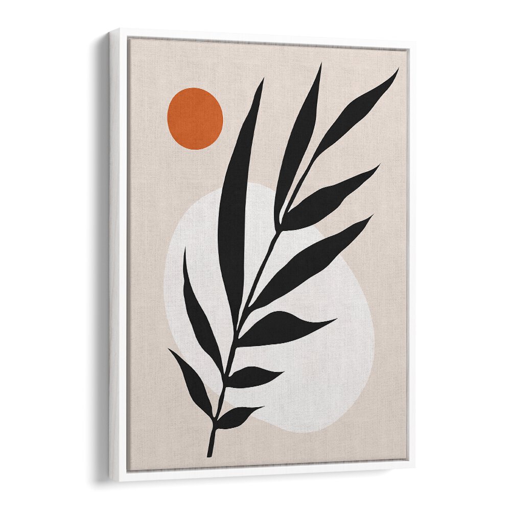 Stylish WATERCOLOR V, BOHO ART PAINTINGS featuring a bold leaf design and warm tones, perfect for modern decor.